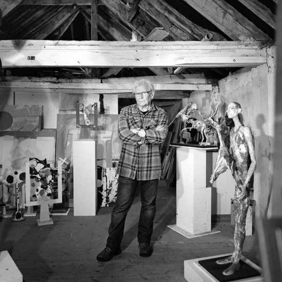Wragg, John; RA sculptor, painter, 2015-09 dw