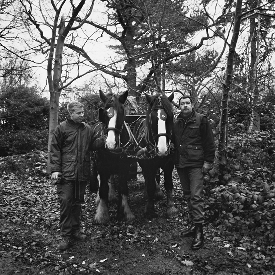 Buxton, Mark and Tristan Lee; estate workers, Richmond Park, 12-2000
